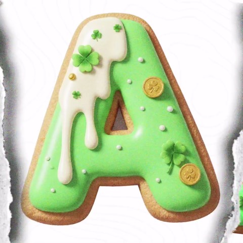 St Patrick’s Day Alphabet PNG Clipart – Cookie Letters Shamrock Theme for DIY Crafters Sublimation & Cricut, SPDA01 - Etsy