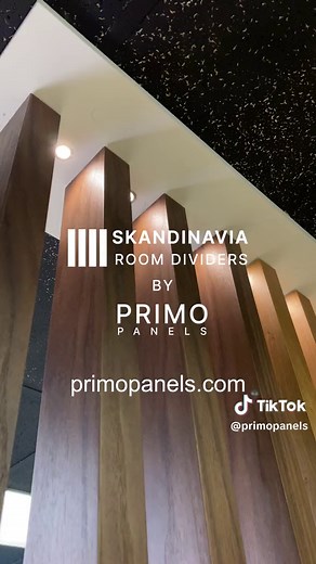 SKANDINAVIA Wood Slat Room Dividers by PRIMO PANELS