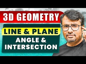 3D Geometry | Equation of Straight Line, Angle & Intersection Of Line & Plane | By Gajendra Purohit
