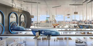 Foster   Partners Envisions the Future of Hyperloop Cargo Transport