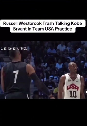 Westbrook Vs Kobe throwback 🥶 #nba #basketball