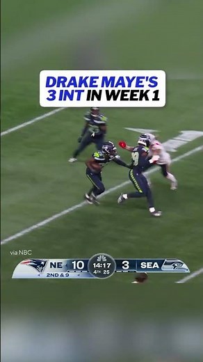 Drake Maye didn't have a multiple INT game all regular season last year #patriots