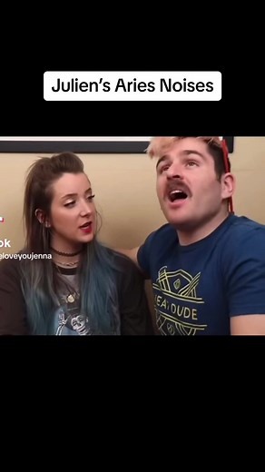 Credit: @Jenna_Marbles @juliensolo #jennamarbles #juliensolo #jennaandjulien #jnj #jennaandjulienpodcast #ariesenergy #arieskitchen #jnjpodcast #dinkfam #jennaandjulienwedding #creativecommons