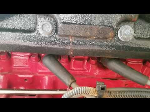 Volvo Penta 5.7 Gi-B (~2003) exhaust manifold leak