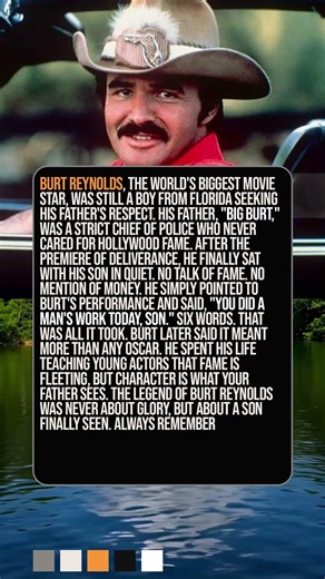 The 6 Words That Meant More Than an Oscar 💔 Burt Reynolds Story