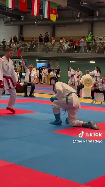 Takedown by the books 🔥💯🥋👀 . . . . . . #karate #kumite #karatetraining #karatelife #karatekid #fight #fights #karatekumite #fyp #kata #karategirl #kumitelove #wkfkarate #martialarts #training #foryou #fypシ #foryoupage #karatedo #kumite #sparring