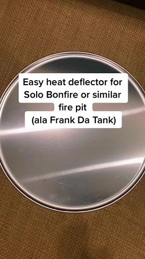 DIY Solo Stove Heat Deflector for Fire Pit | Heat Shield Ideas