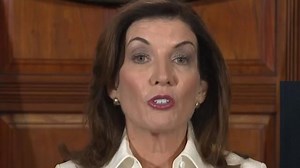 Kathy Hochul commits to "open, ethical governing" in first speech as New York governor