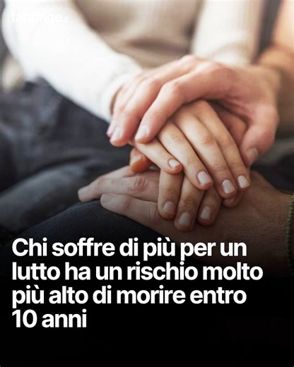 45K views · 155 reactions | Il dolore può spezzarti il cuore. Ma può anche accorciarti la vita. Uno studio danese ha seguito per dieci anni quasi 1.700 persone che avevano perso qualcuno di molto caro. E ha scoperto qualcosa di incredibile. | Fanpage.it | Facebook