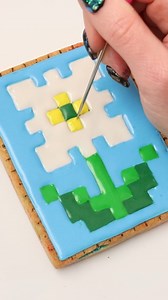220K views · 463 reactions | My daughters love Minecraft so I made some Minecraft flower cookies inspired by the game! The tutorial, recipes, and supply list are in the Cookie Art Club | SweetAmbs | Facebook