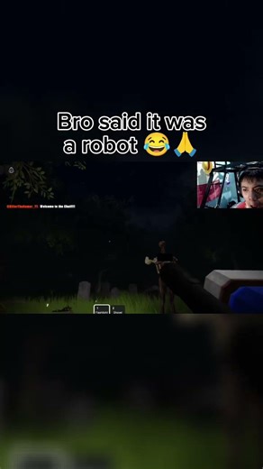 Bro said it was a robot 😂🙏. #horror #gaming #roblox #shorts #usa