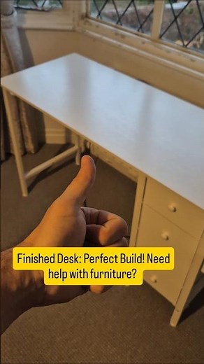 IKEA/JYSK Desk Assembly | Quick Home Office Setup in Warrington (Before/After)