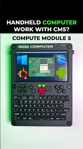 Raspberry Pi uConsole Handheld Computer with Raspberry Pi CM5 #shorts #gadgets #tech #pcb #jlcpcb