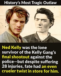 416K views · 4.4K reactions | Ned Kelly was the lone survivor of the Kelly Gang’s final shootout against the police—but despite suffering 28 injuries, fate had an even crueler twist in store for him. | Factinate | Facebook