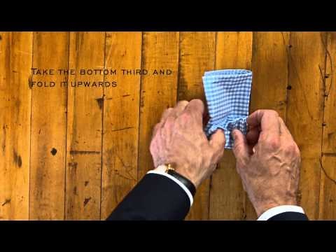 How To Fold A Classic Pocket Square