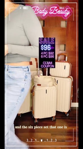 Durable UUH Luggage Set for Family Travel