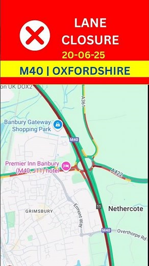 REOPENED: M40 Accident News in #oxfordshire #accidentnews #trafficupdates #ukroads