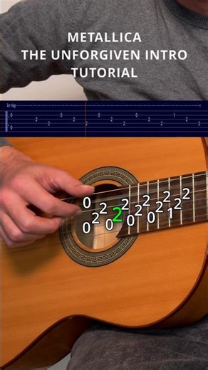 Metallica - The Unforgiven guitar tutorial