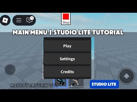 Main Menu | Studio Lite Tutorial