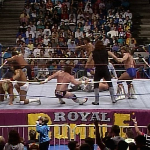 The Undertaker embraced the “every man for himself’ mentality of the Royal Rumble Match in his first over-the-top-rope brawl in 1991! | WWE