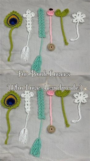 Handmade Bookmarks 🔖#crochet #tamilcrochet #bookmark #shorts