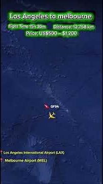 Qantas QF94: Los Angeles to Melbourne Flight Path, Time & Cost