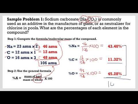Percent Composition and Chemical Formulas - General Chemistry 1