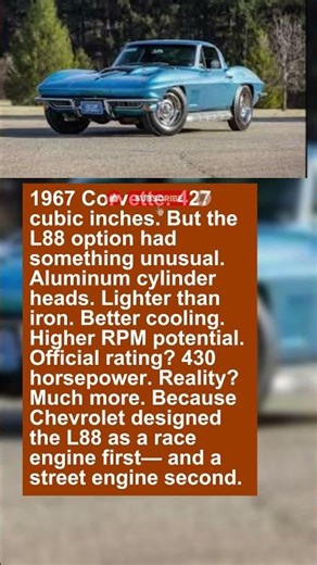 This Big Block Used Aluminum Heads in 1967