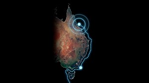 Map of humpback whale migration along Australia's east coast