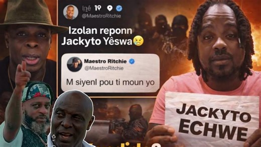 IZOLAN TAPE JACKYTO ,RICHIE SIYEN LI MONTE A BÒ ,DOSYE SA AP RIVE PI LWEN KE POSIB SANBLE