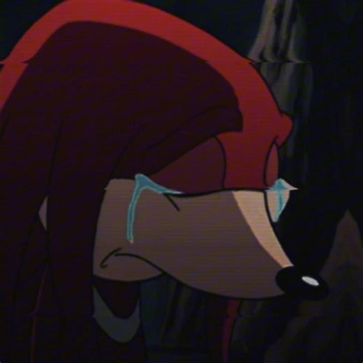 sad Knuckles edit...TRY NOT TO CRY 😔 #sonicthehedgehog #knucklestheechidna ☆