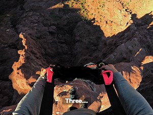 43K views · 972 reactions | Not one, not two, but THREE Andy Lewis BASE jumps in one line 勞 Shot on #GoProHERO12 Black in Moab, Utah. Congrats on this world-first feat. #GoPro #GoProPOV #POV #BASE #BASEJumping #Moab #Utah | GoPro | Facebook