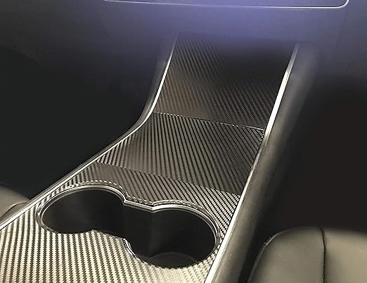 Installation for Tesla Model 3 center console sticker 