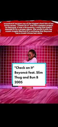 "Check on It" by Beyoncé featuring Slim Thug and Bun B #2005 #00s #00s...