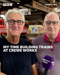 🚂Not many people know that our Crewe Alexandra commentator Graham McGarry built trains at Crewe Works https://bbc.in/47m12NT | BBC Stoke & Staffordshire