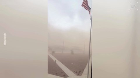 Las Vegas Blinded By Intense Dust Storm