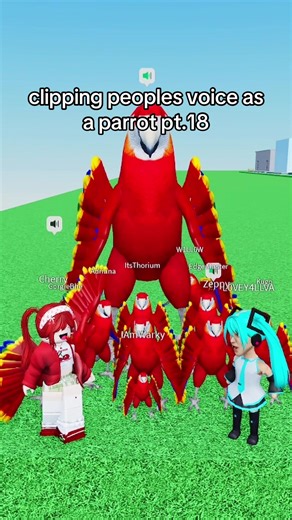 it got so loud 💀 #roblox #funny #prank #trolling #parrot | parrot