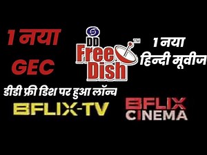 Bflix Tv & Bflix Cinema New Channels launched on DD Free Dish | DD Free Dish New Updates