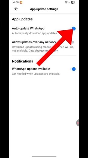 WhatsApp Auto Update Off Kaise Kare | Simple Step by Step Guide #shorts