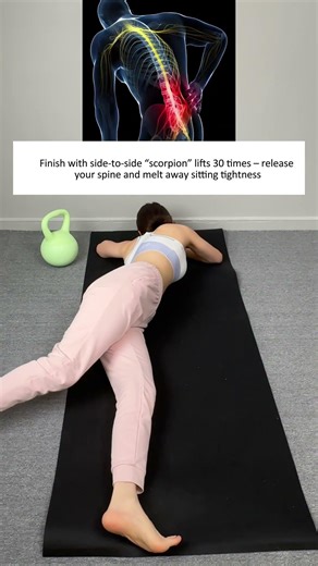 Release Tight Lower Back Muscles and Hip Tension with 4 Easy Home Moves