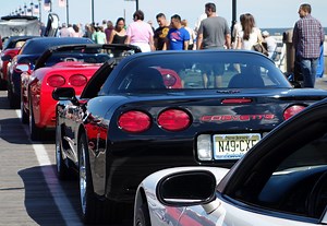60 Years of Corvettes Roll Down the Ocean City Boardwalk