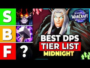 It's TIME! Midnight Tier List ALL DPS Specs Ranked BEST to WORST