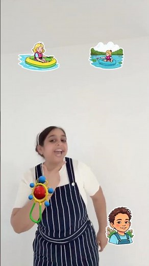 Row Row Row Your Boat 🚣‍♂️ | Classic English Nursery Rhyme for Kids