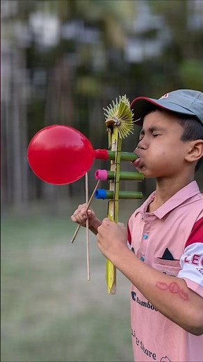Creative Bamboo DIY Setup with Natural Palm Tube Build
