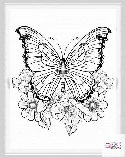 95 Butterfly Coloring Pages 2