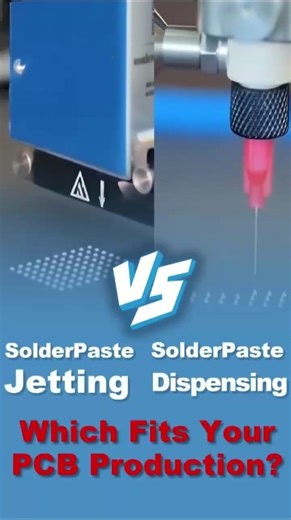 Solder Paste Jetting VS Solder Paste Dispensing | Which one fits your production?