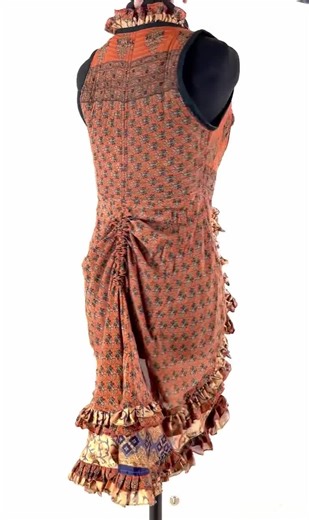 M. Celeste Bustier Dress; Under-bust Corset Dress in Vintage Silk. Bridgerton Cosplay, Larp, Steampunk, Boho, Renaissance SKU:981-9565 - Etsy