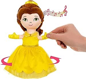 Kids Preferred Disney Dancing Belle Stuffed Animal Plush Toy That Dances with Music - for Babies and Toddlers, Multicolored