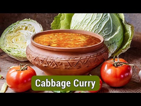 Quick and Easy Cabbage Curry Recipe - Made in a Cooker in Just One Minute!