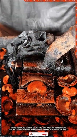 Nut Cracking Tool: Splitting Hard Shells With Intact Precise Efficient Tool #tool #tools #innovation